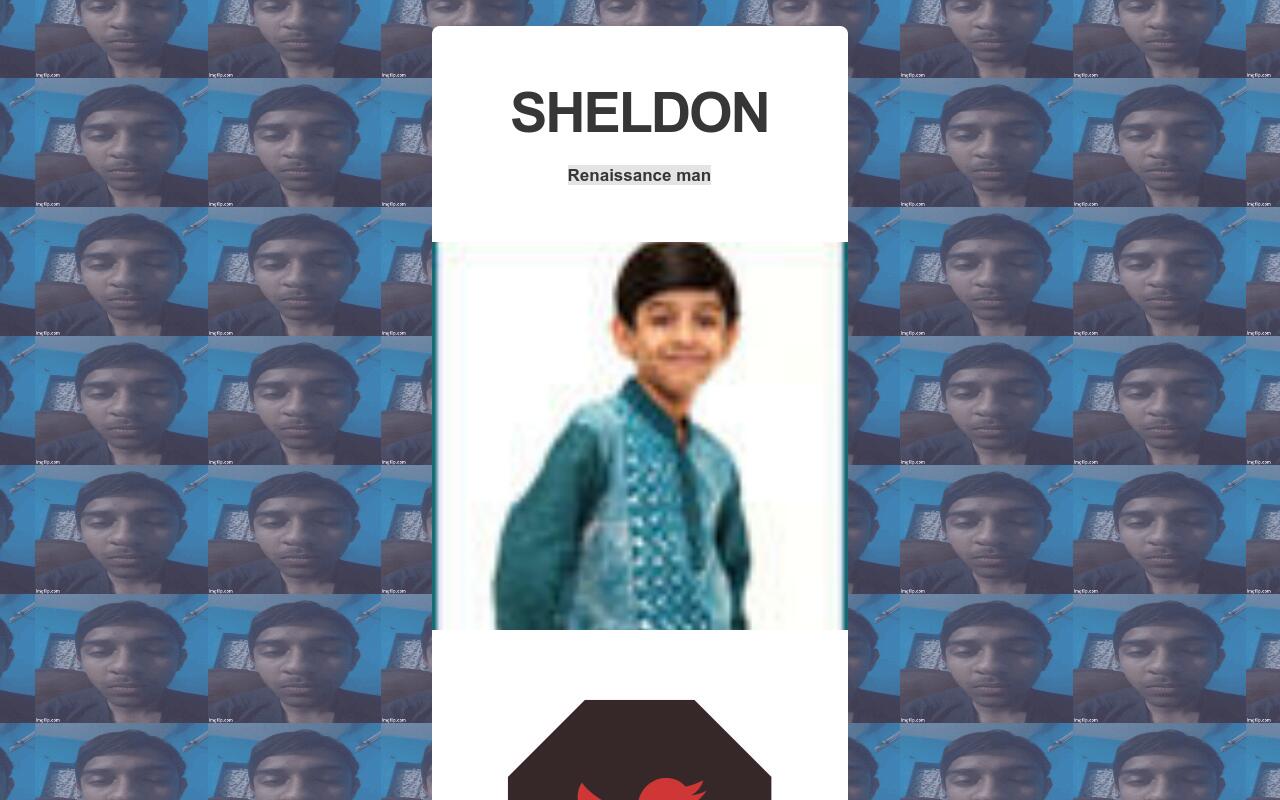 Carrd profile picture for @sheldon